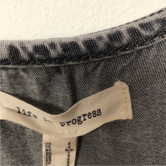 Life in Progress Grey Acid Wash Sleeveless Oversized Tank - Picture 5 of 7